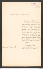 k.k. naturhistorisches Hofmuseum, Intendanzakten 1885-1896 (Hauer), Aktenzahl Z.537.b/1889, Seite 1